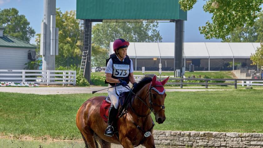 Marilyn Payne competing