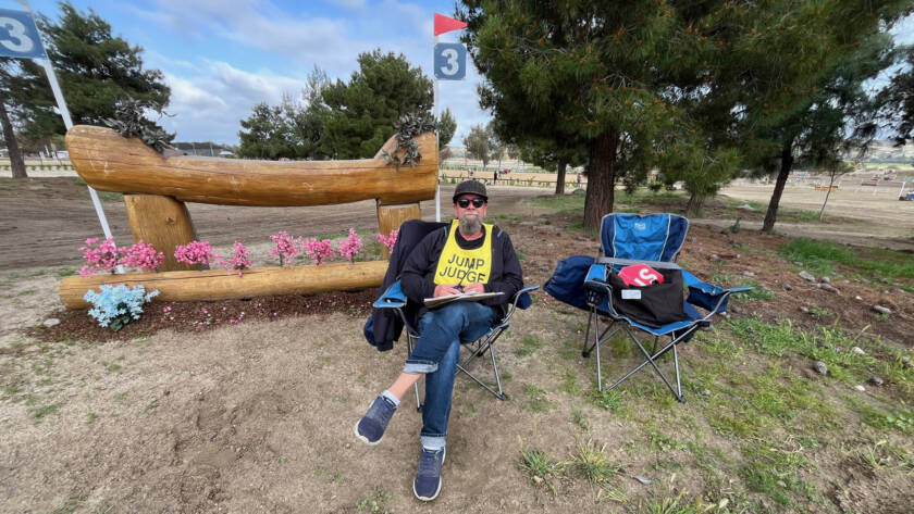 Jim Herman volunteering at Galway Downs