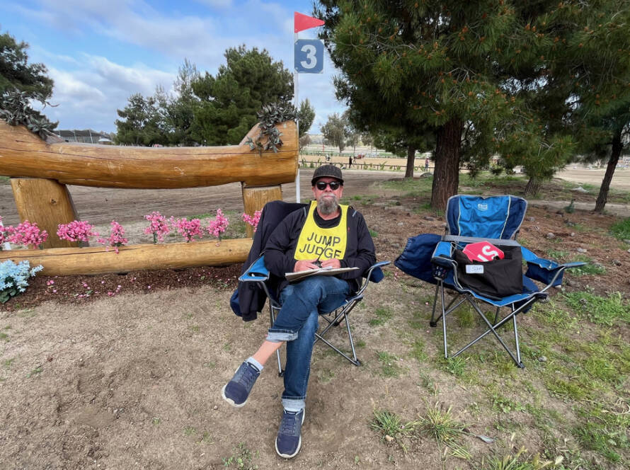 Jim Herman volunteering at Galway Downs