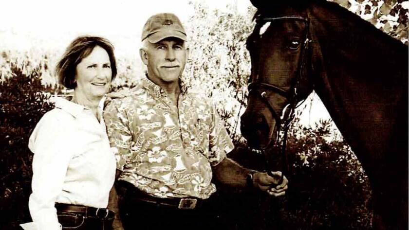 Linda and Terry Paine with Ginny