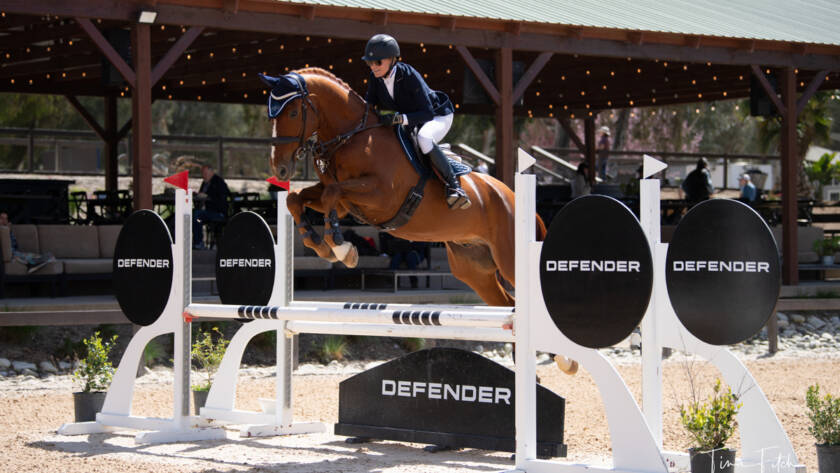Jessy Higgins and Finnegan at Galway Downs