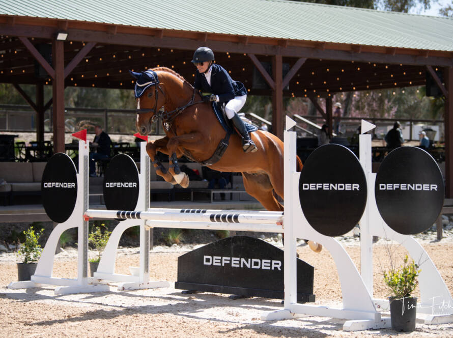 Jessy Higgins and Finnegan at Galway Downs