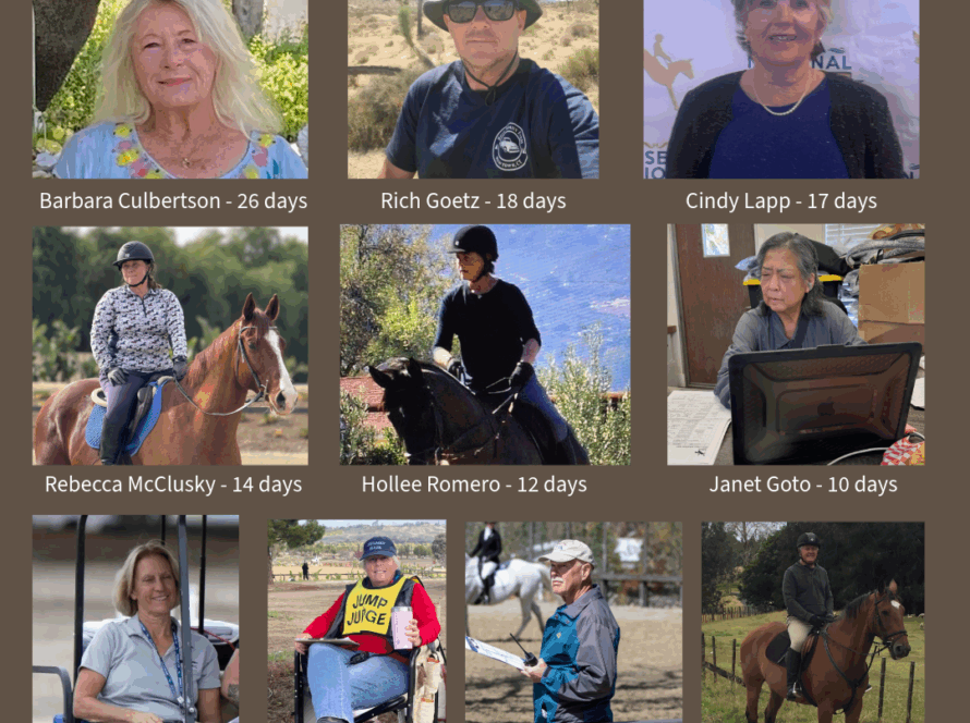 Galway Downs top 2025 volunteers